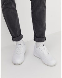 weiße niedrige Sneakers von Pull&Bear