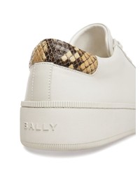 weiße niedrige Sneakers von Bally