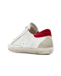 weiße niedrige Sneakers von Golden Goose Deluxe Brand