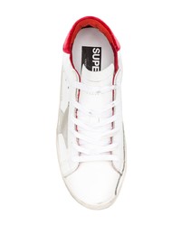 weiße niedrige Sneakers von Golden Goose Deluxe Brand