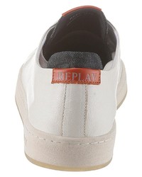 weiße niedrige Sneakers von Replay