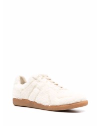 weiße niedrige Sneakers von Maison Margiela