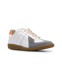 weiße niedrige Sneakers von Maison Margiela