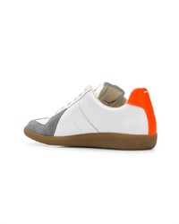 weiße niedrige Sneakers von Maison Margiela