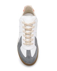 weiße niedrige Sneakers von Maison Margiela