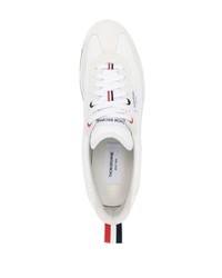 weiße niedrige Sneakers von Thom Browne