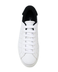 weiße niedrige Sneakers von DSQUARED2