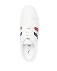 weiße niedrige Sneakers von Moncler