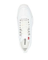 weiße niedrige Sneakers von DSQUARED2