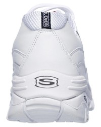 weiße niedrige Sneakers von Skechers