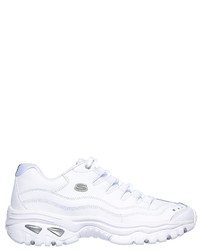 weiße niedrige Sneakers von Skechers