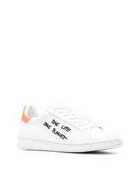 weiße niedrige Sneakers von DSQUARED2