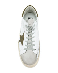 weiße niedrige Sneakers von Golden Goose Deluxe Brand