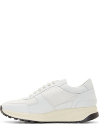 weiße niedrige Sneakers von Common Projects