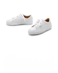weiße niedrige Sneakers von A.P.C.