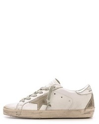 weiße niedrige Sneakers von Golden Goose