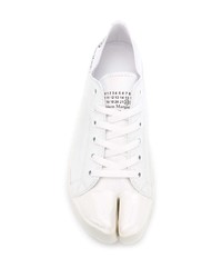 weiße niedrige Sneakers von Maison Margiela