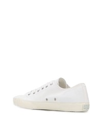 weiße niedrige Sneakers von Maison Margiela