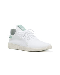 weiße niedrige Sneakers von Adidas By Pharrell Williams