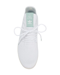 weiße niedrige Sneakers von Adidas By Pharrell Williams