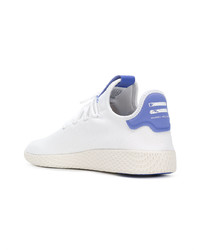 weiße niedrige Sneakers von Adidas By Pharrell Williams