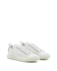 weiße niedrige Sneakers von Giuseppe Zanotti