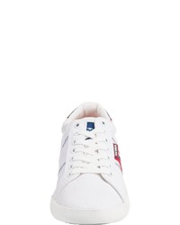 weiße niedrige Sneakers von Tom Tailor