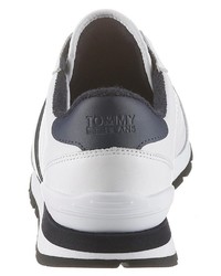 weiße niedrige Sneakers von Tommy Jeans