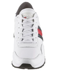 weiße niedrige Sneakers von Tommy Jeans