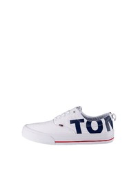 weiße niedrige Sneakers von Tommy Jeans