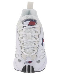 weiße niedrige Sneakers von Tommy Jeans