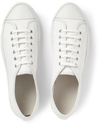 weiße niedrige Sneakers von Common Projects