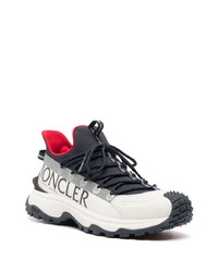 weiße niedrige Sneakers von Moncler