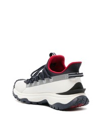 weiße niedrige Sneakers von Moncler