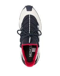 weiße niedrige Sneakers von Moncler