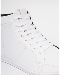 weiße niedrige Sneakers von Aldo