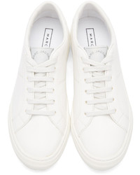 weiße niedrige Sneakers von Marc Jacobs