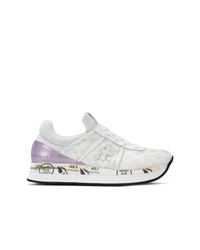 weiße niedrige Sneakers von White Premiata