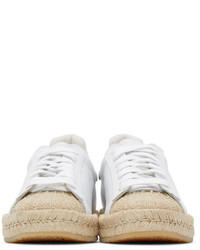 weiße niedrige Sneakers von Alexander Wang