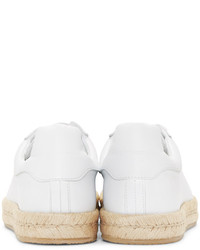 weiße niedrige Sneakers von Alexander Wang