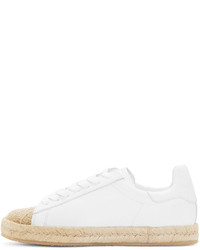 weiße niedrige Sneakers von Alexander Wang