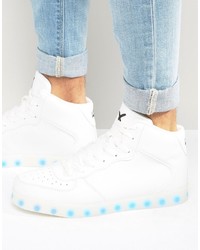 weiße niedrige Sneakers von Wize & Ope