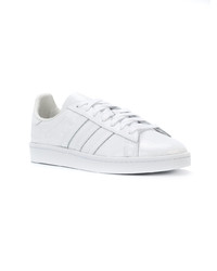 weiße niedrige Sneakers von Adidas By White Mountaineering