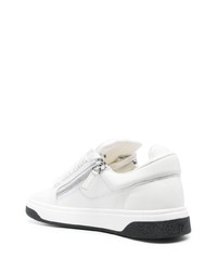 weiße niedrige Sneakers von Giuseppe Zanotti