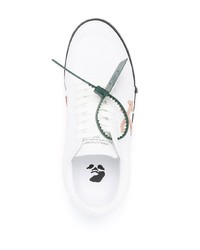 weiße niedrige Sneakers von Off-White