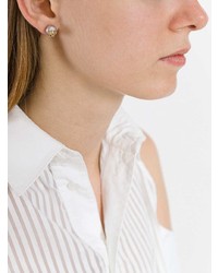weiße Ohrringe von Carolina Bucci