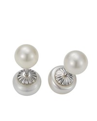 weiße Ohrringe von Adriana la mia perla