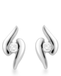 weiße Ohrringe von Carissima Gold