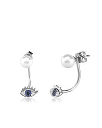 weiße Ohrringe von Ingenious Jewellery