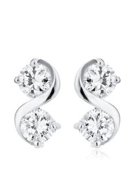 weiße Ohrringe von Ornami Glamour